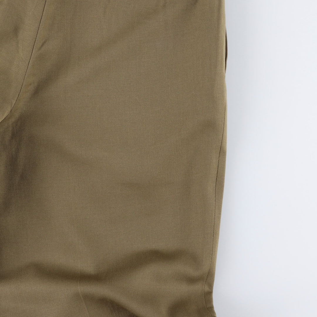 Corbin Nordstrom two-pleat wide-leg trousers, made in the USA, men's size W32 (approx.). unclear Khaki type beige Vintage Second Hand