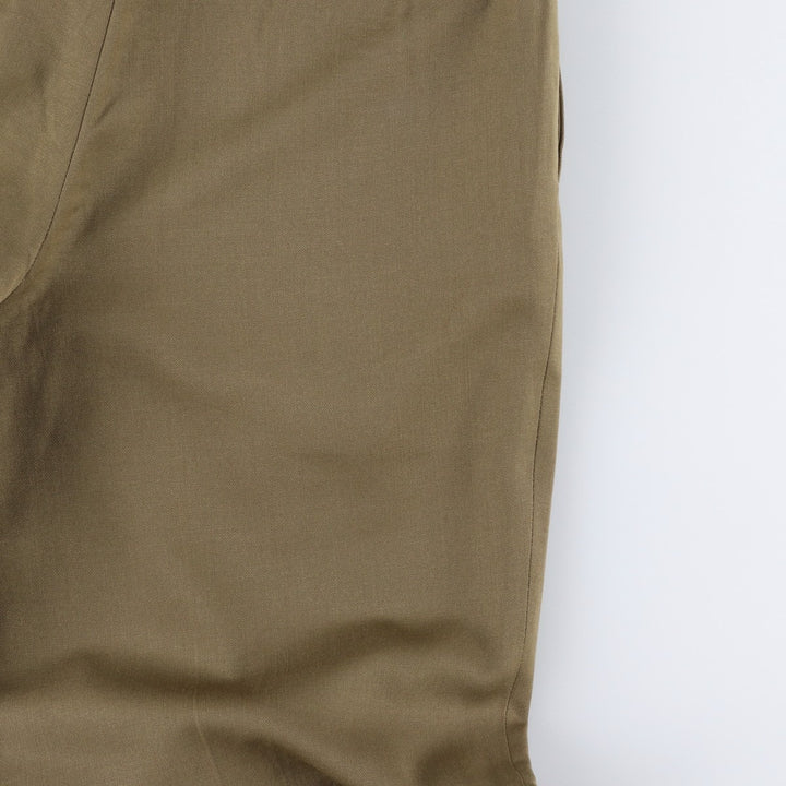 Corbin Nordstrom two-pleat wide-leg trousers, made in the USA, men's size W32 (approx.). unclear Khaki type beige Vintage Second Hand