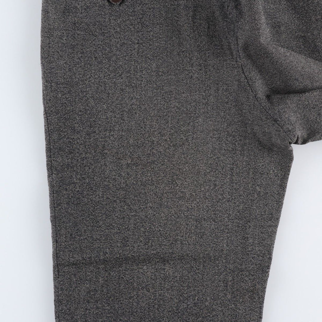 80s-90'S Baronet Two-Pleat Wool Trousers, Men's Size W34 (approx.), Vintage wool gray type Vintage Second Hand