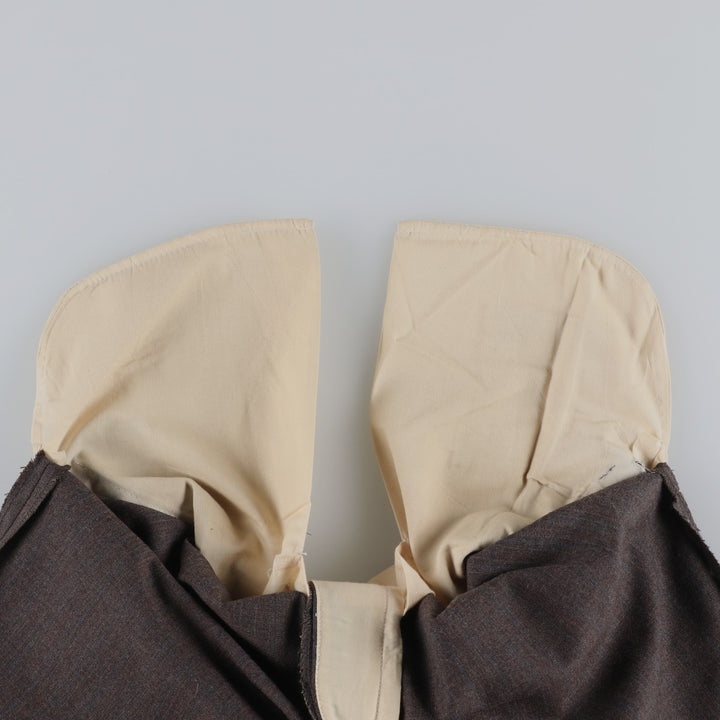 1980s-era striped pattern slacks pants, men's size W32 (approx.), vintage. unclear brown type Vintage Second Hand