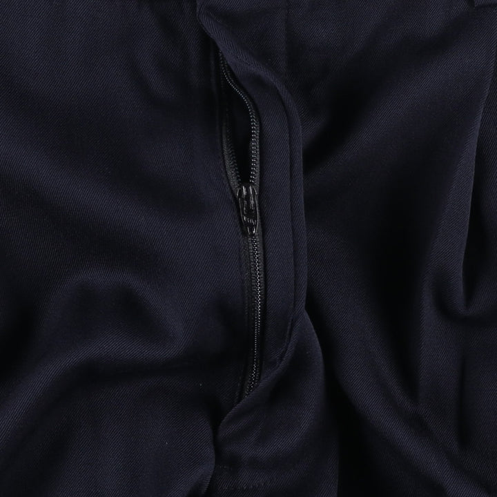 ~1990'S Jos.A.Bank Two-Pleat Wool Trousers, Men's Size W35 (approx.) wool navy blue type Vintage Second Hand