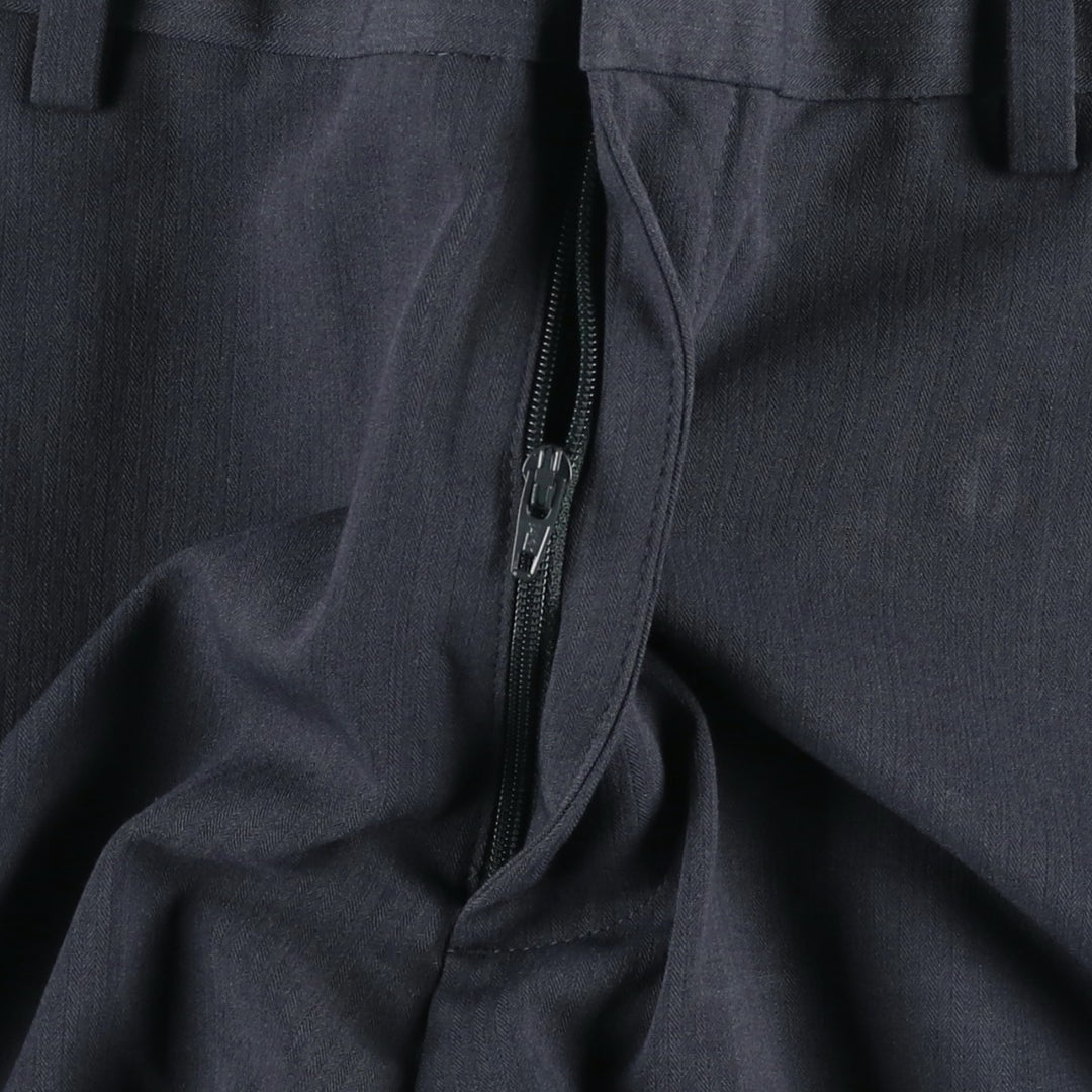00s~ Calvin Klein slacks for men, size W34 polyester gray type Vintage Second Hand