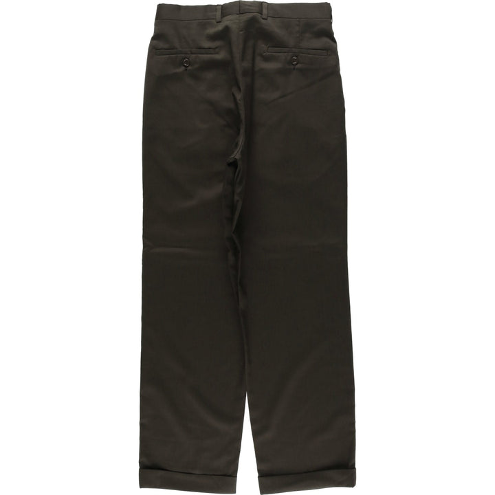 Donna Karan New York (DKNY) One-tuck wide-leg trousers, men's size W30 equivalent. unclear Khaki type brown Vintage Second Hand