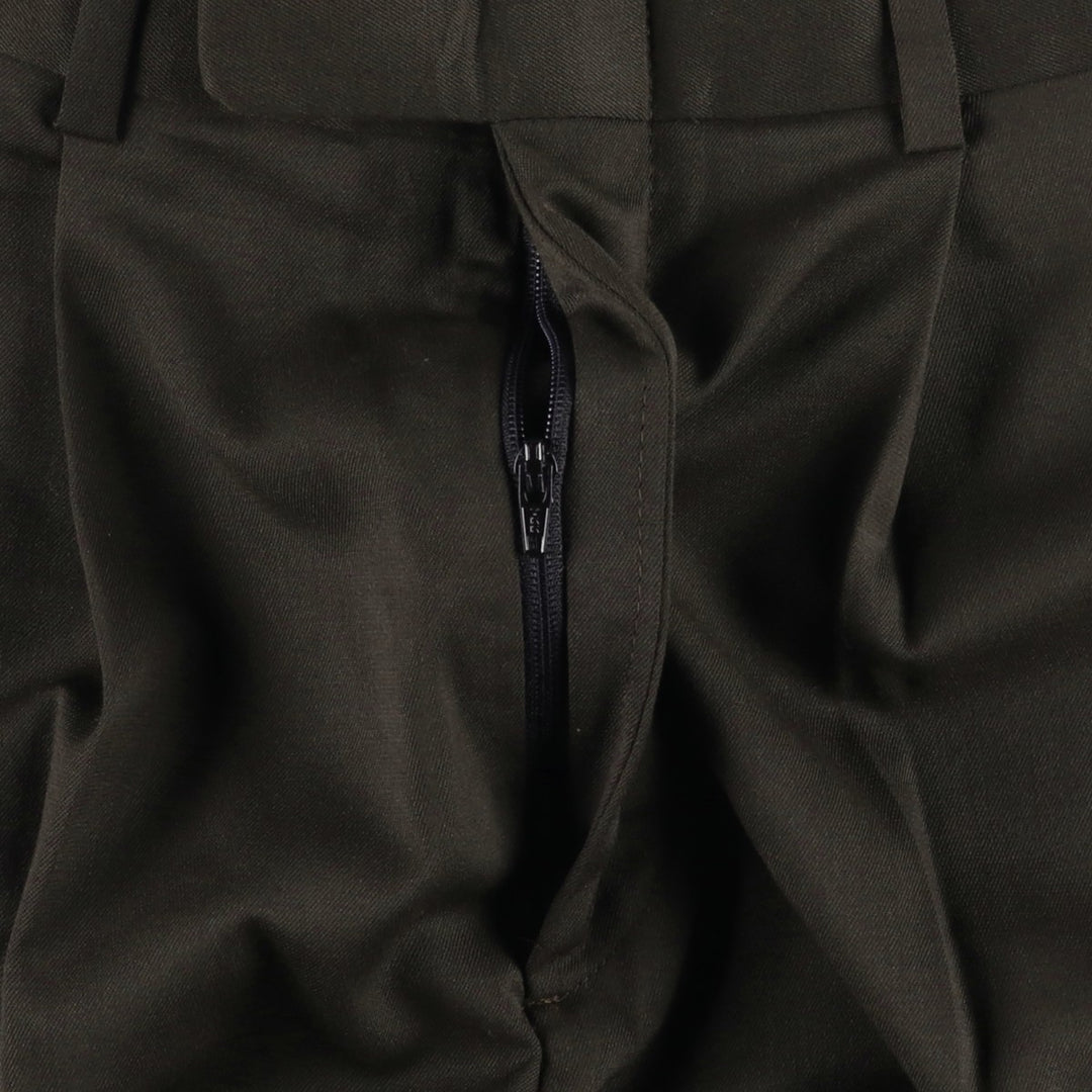 Donna Karan New York (DKNY) One-tuck wide-leg trousers, men's size W30 equivalent. unclear Khaki type brown Vintage Second Hand