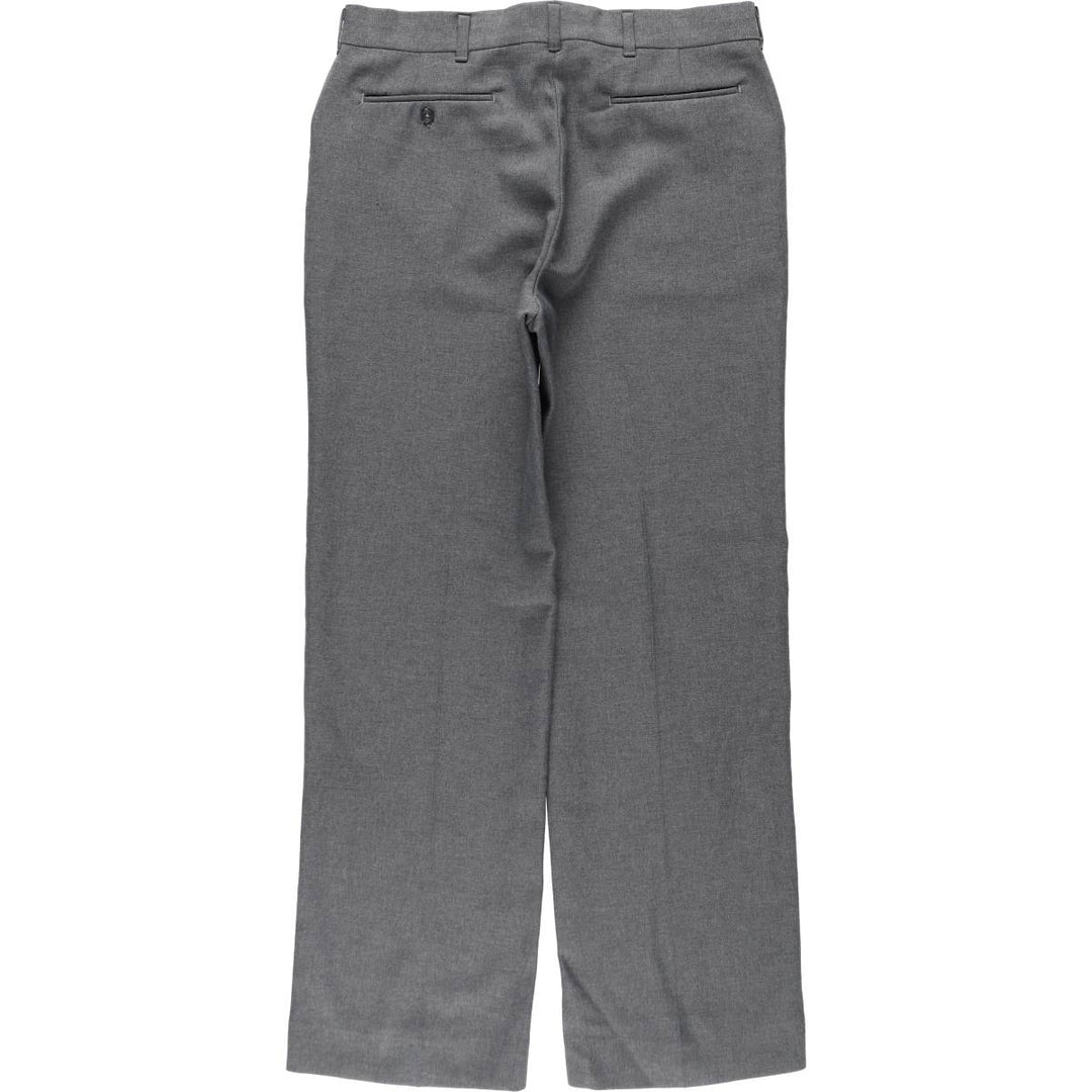 70s-80'S HAGGAR MAGIC STRETCH slacks pants, men's size W34 (approx.), vintage. unclear gray type Vintage Second Hand