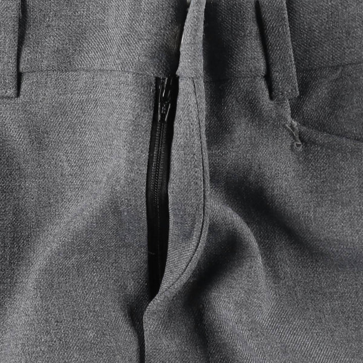 70s-80'S HAGGAR MAGIC STRETCH slacks pants, men's size W34 (approx.), vintage. unclear gray type Vintage Second Hand