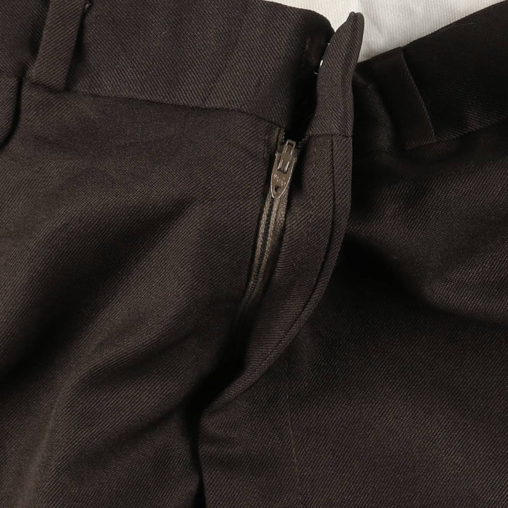 70s-80'S HAGGAR slacks pants, made in USA, men's size W35 equivalent, vintage. unclear brown type Vintage Second Hand