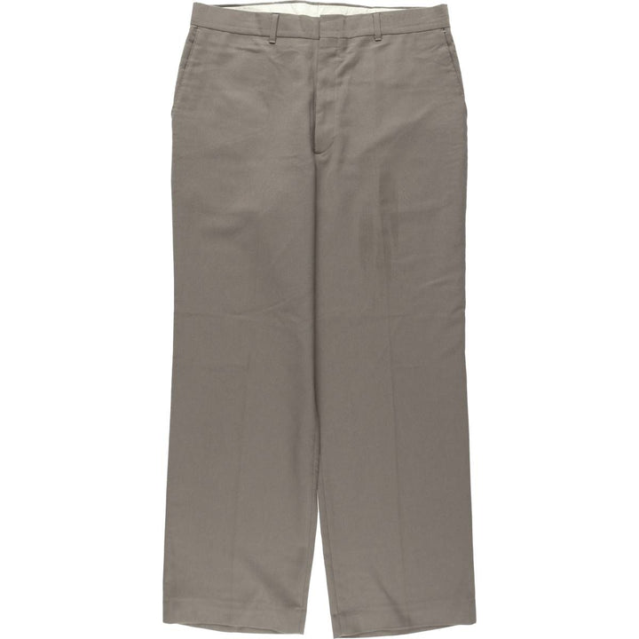 HAGGAR GENTLEMANS FIT Slacks Pants, Made in USA, Men's W34 equivalent. polyester gray type Vintage Second Hand