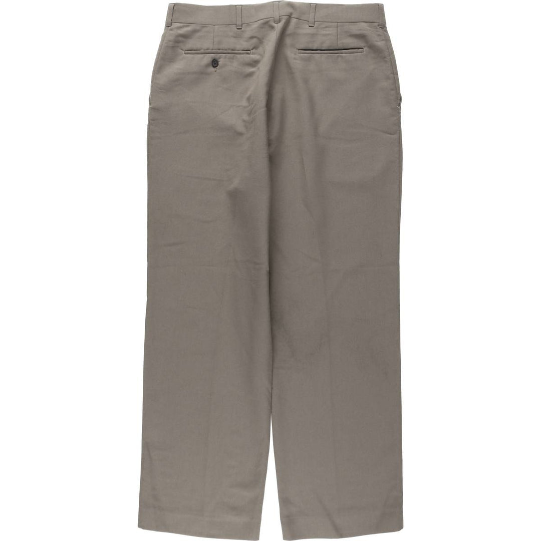 HAGGAR GENTLEMANS FIT Slacks Pants, Made in USA, Men's W34 equivalent. polyester gray type Vintage Second Hand