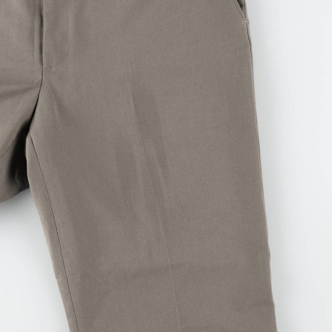 HAGGAR GENTLEMANS FIT Slacks Pants, Made in USA, Men's W34 equivalent. polyester gray type Vintage Second Hand