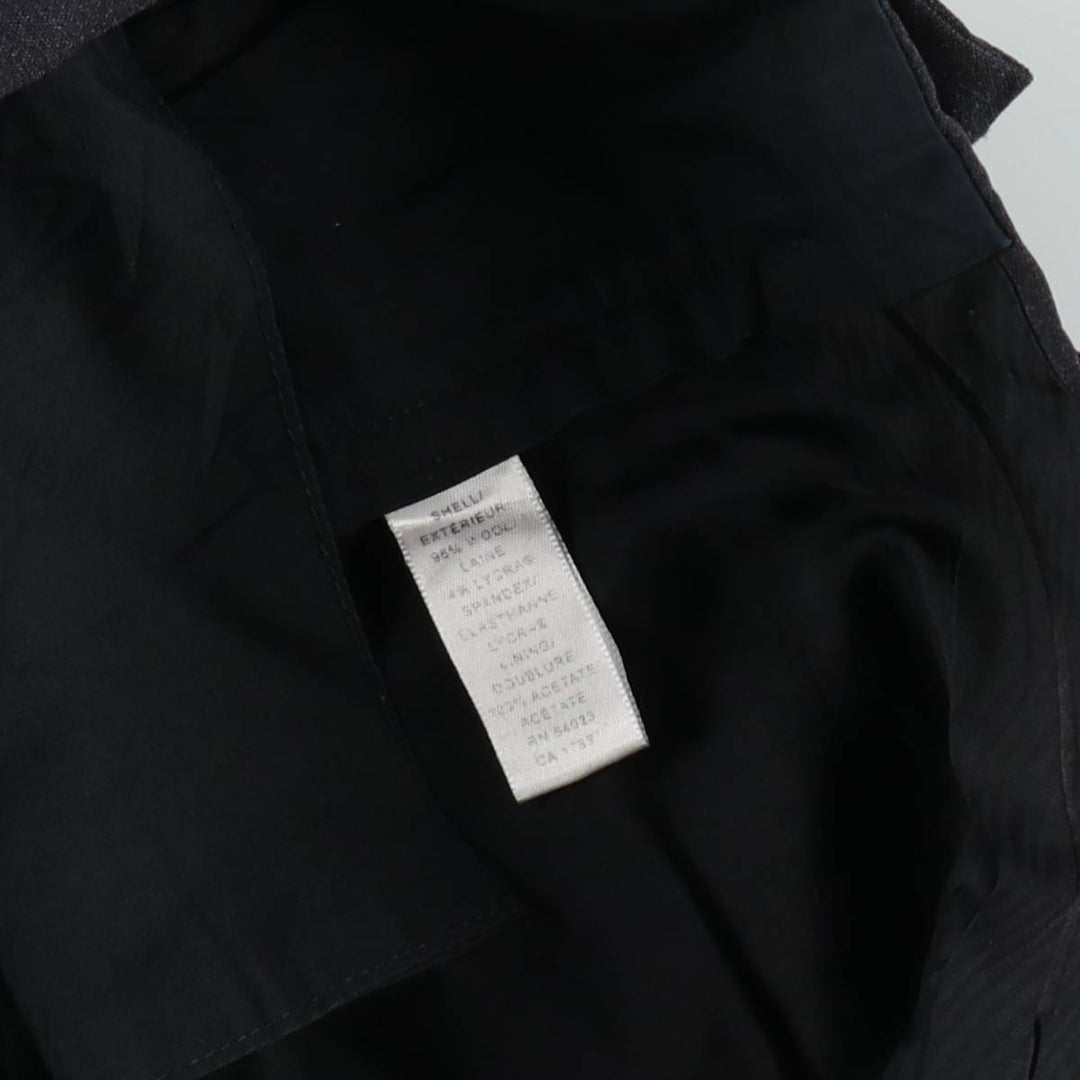 2000'S Banana Republic GAVIN wool trousers/slacks, men's size W32 (approx.) wool black type Vintage Second Hand