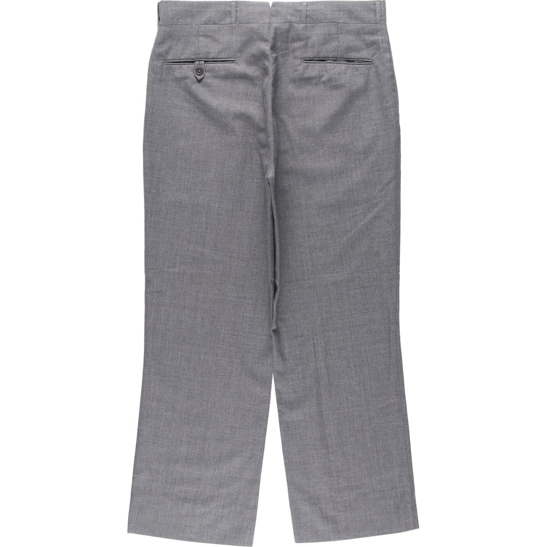 ~90'S ASHER CONVENTRY TROPICAL Trousers Pants Men's W34 equivalent Vintage unclear gray type Vintage Second Hand