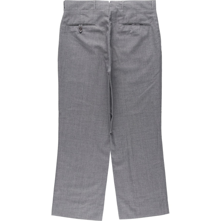~90'S ASHER CONVENTRY TROPICAL Trousers Pants Men's W34 equivalent Vintage unclear gray type Vintage Second Hand
