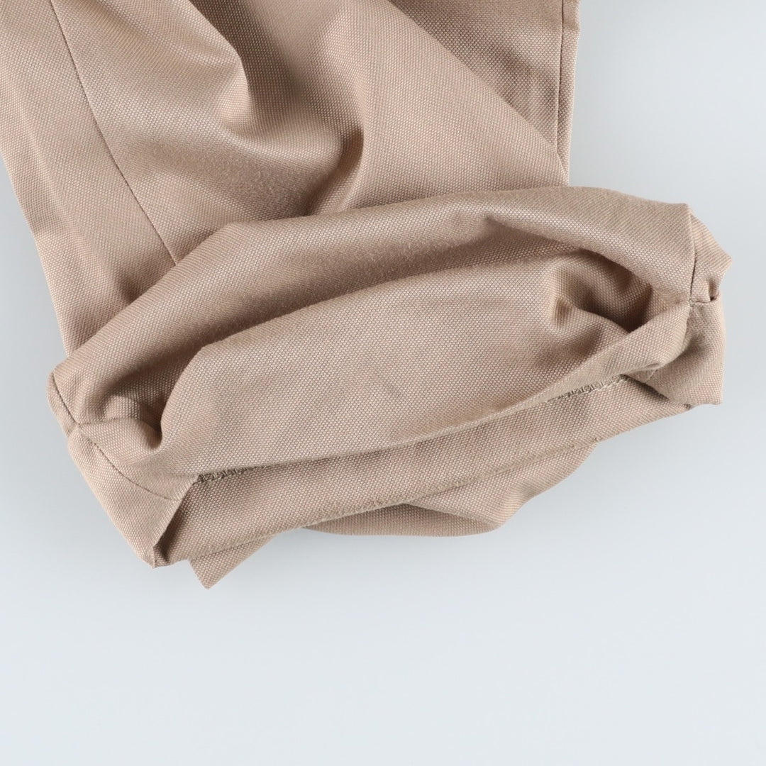 Ralph Lauren POLO by Ralph Lauren two-pleat slacks, men's size W32 polyester Beige type Vintage Second Hand