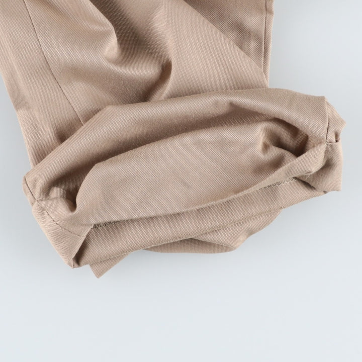Ralph Lauren POLO by Ralph Lauren two-pleat slacks, men's size W32 polyester Beige type Vintage Second Hand