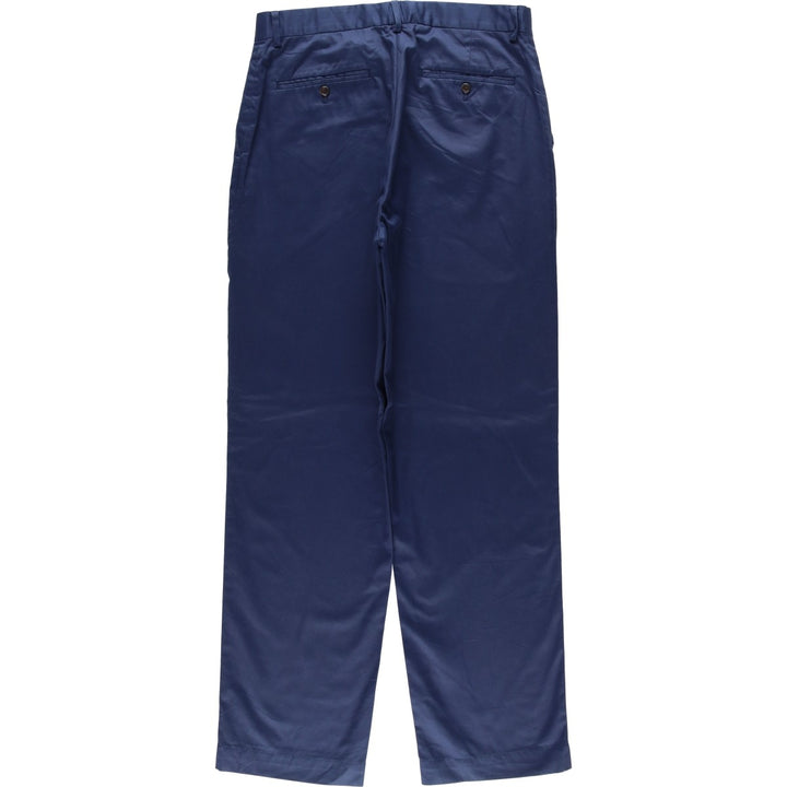 Ralph Lauren POLO GOLF cotton slacks pants, men's size W31 (approx.) Pima Cotton Navy blue Vintage Second Hand