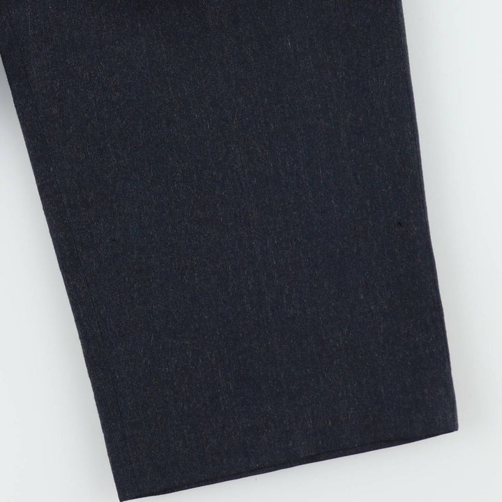 ~90'S John Alexander Wool Pants, Slacks, Made in USA, Men's W32 (approx.), Vintage wool navy blue type Vintage Second Hand