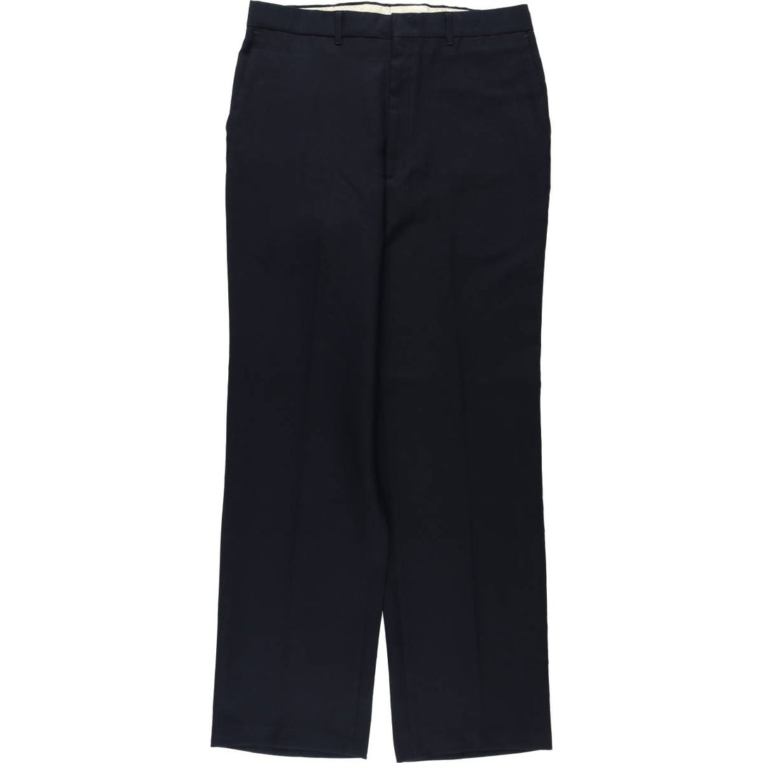 REED ST. JAMES Slacks Pants, Made in USA, Men's W34 (approx.) polyester black type Vintage Second Hand
