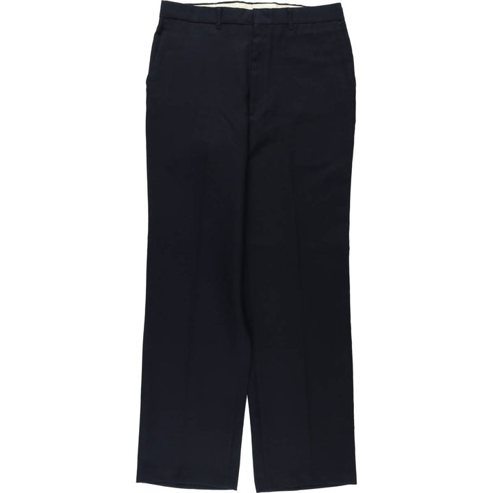 REED ST. JAMES Slacks Pants, Made in USA, Men's W34 (approx.) polyester black type Vintage Second Hand