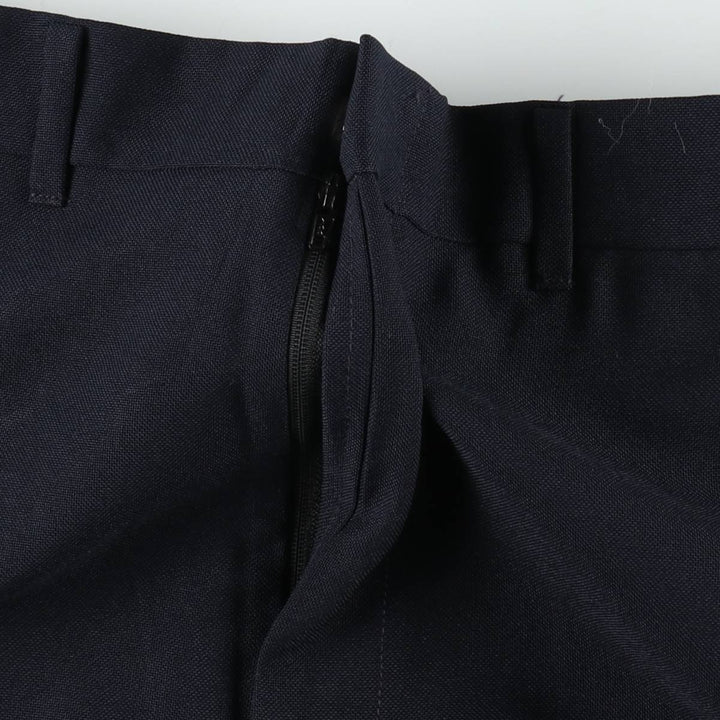 REED ST. JAMES Slacks Pants, Made in USA, Men's W34 (approx.) polyester black type Vintage Second Hand
