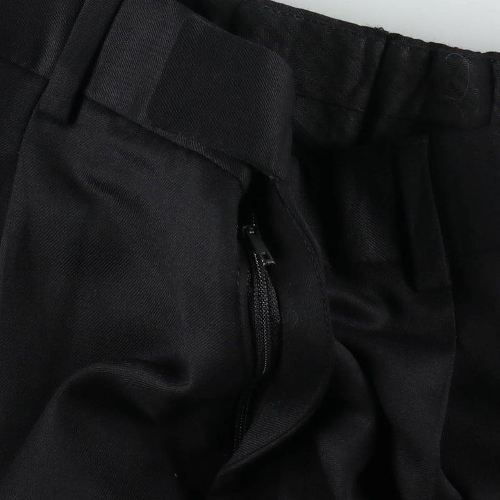 Perry Ellis PORTFOLIO Two-Pleat Wool Trousers, Men's W32 (approx.), Vintage wool black type Vintage Second Hand
