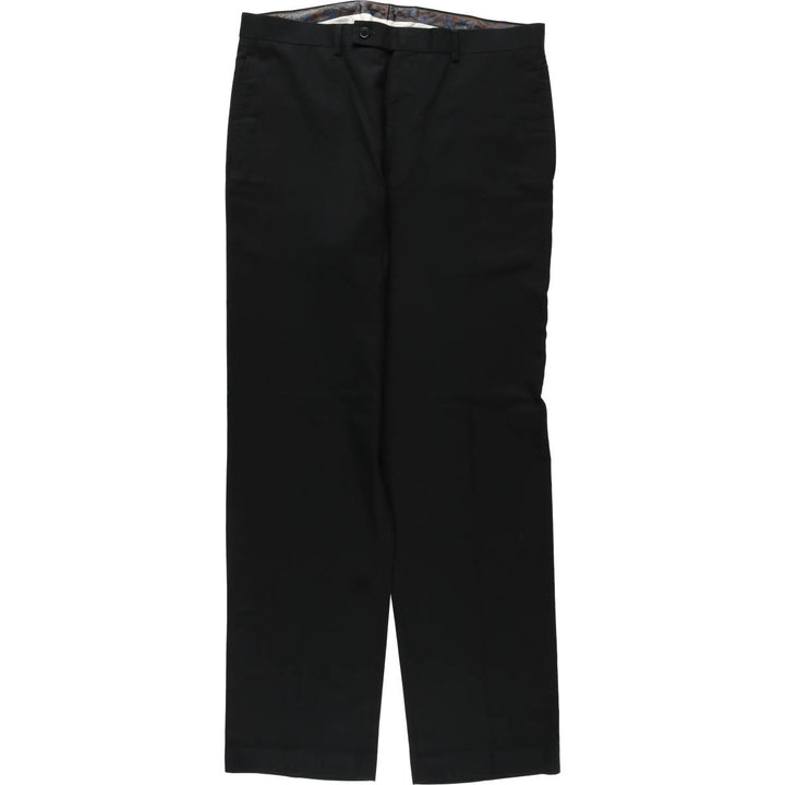 Ralph Lauren LAUREN Lauren slacks pants for men, equivalent to W35 polyester black type Vintage Second Hand