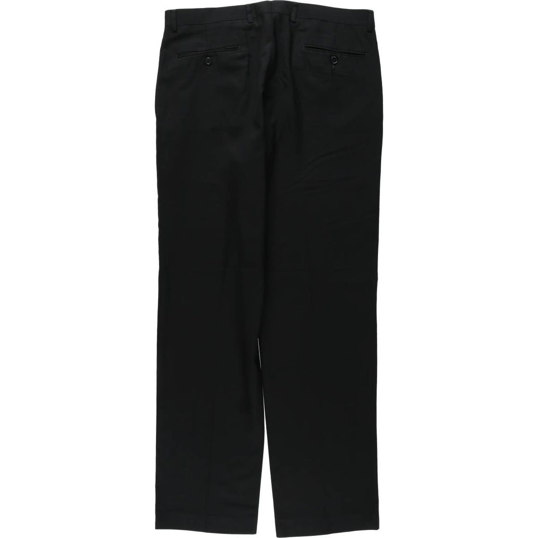 Ralph Lauren LAUREN Lauren slacks pants for men, equivalent to W35 polyester black type Vintage Second Hand