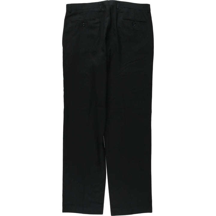 Ralph Lauren LAUREN Lauren slacks pants for men, equivalent to W35 polyester black type Vintage Second Hand