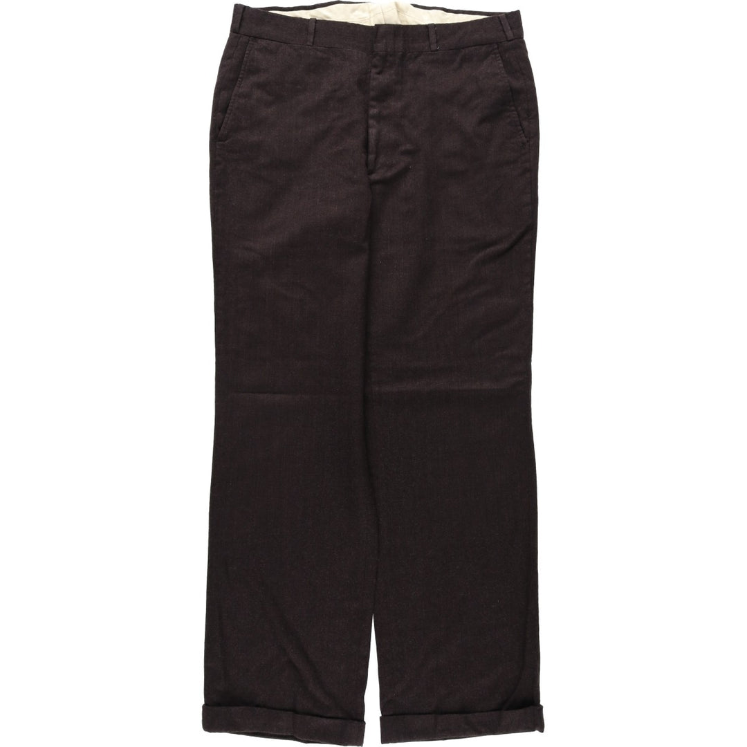 JAYMAR Wool Trousers, Slacks, Men's, Size W34 (approx.), Vintage wool walnut Vintage Second Hand