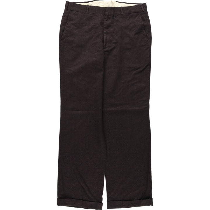 JAYMAR Wool Trousers, Slacks, Men's, Size W34 (approx.), Vintage wool walnut Vintage Second Hand