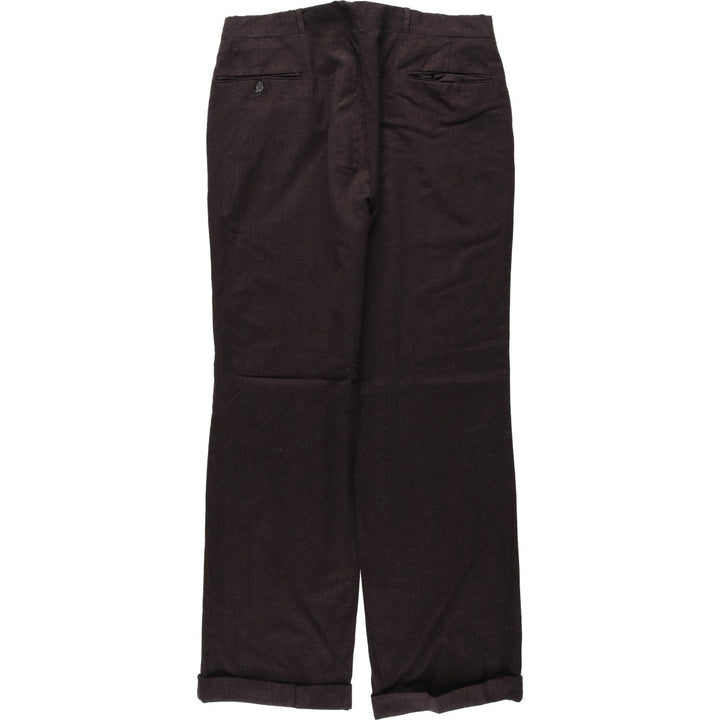 JAYMAR Wool Trousers, Slacks, Men's, Size W34 (approx.), Vintage wool walnut Vintage Second Hand
