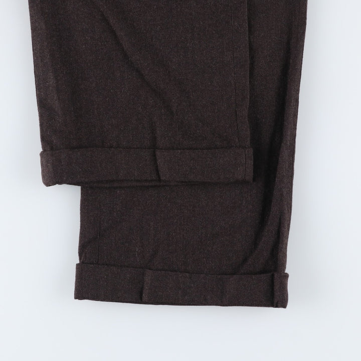 JAYMAR Wool Trousers, Slacks, Men's, Size W34 (approx.), Vintage wool walnut Vintage Second Hand