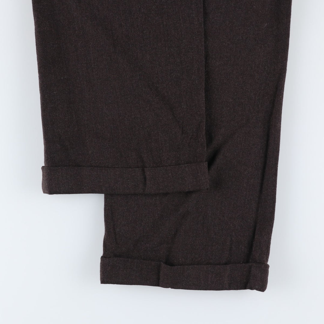 JAYMAR Wool Trousers, Slacks, Men's, Size W34 (approx.), Vintage wool walnut Vintage Second Hand