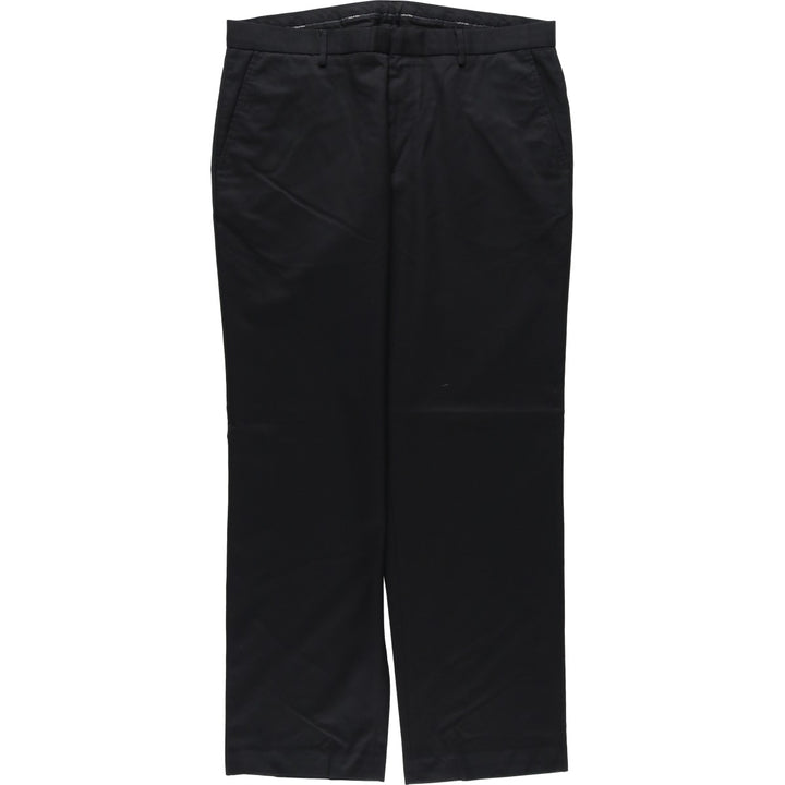 Calvin Klein Slacks Pants for Men, W35 polyester black type Vintage Second Hand