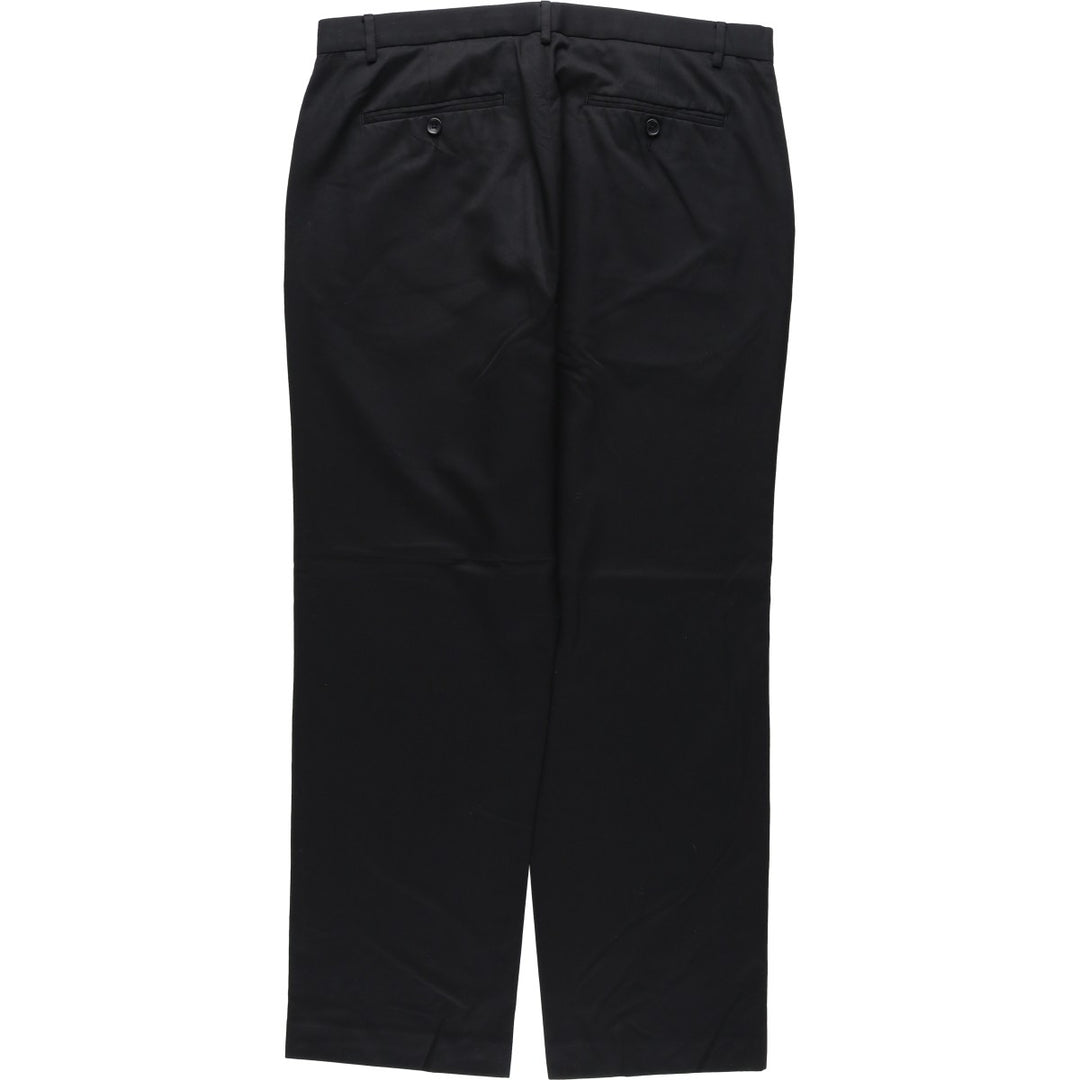 Calvin Klein Slacks Pants for Men, W35 polyester black type Vintage Second Hand