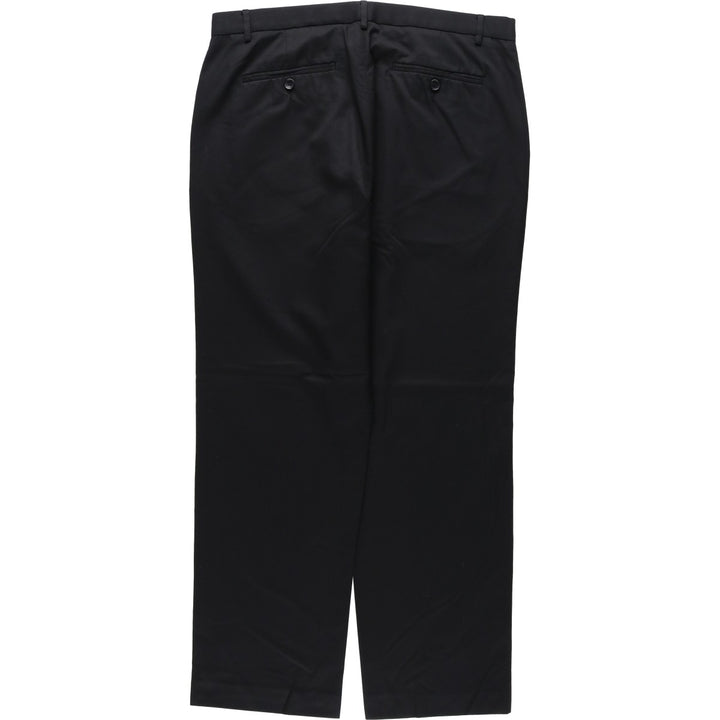 Calvin Klein Slacks Pants for Men, W35 polyester black type Vintage Second Hand