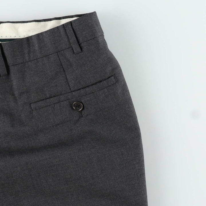 Ralph Lauren LAUREN Lauren Two-pleat wool pants slacks for men, equivalent to W36 wool gray type Vintage Second Hand