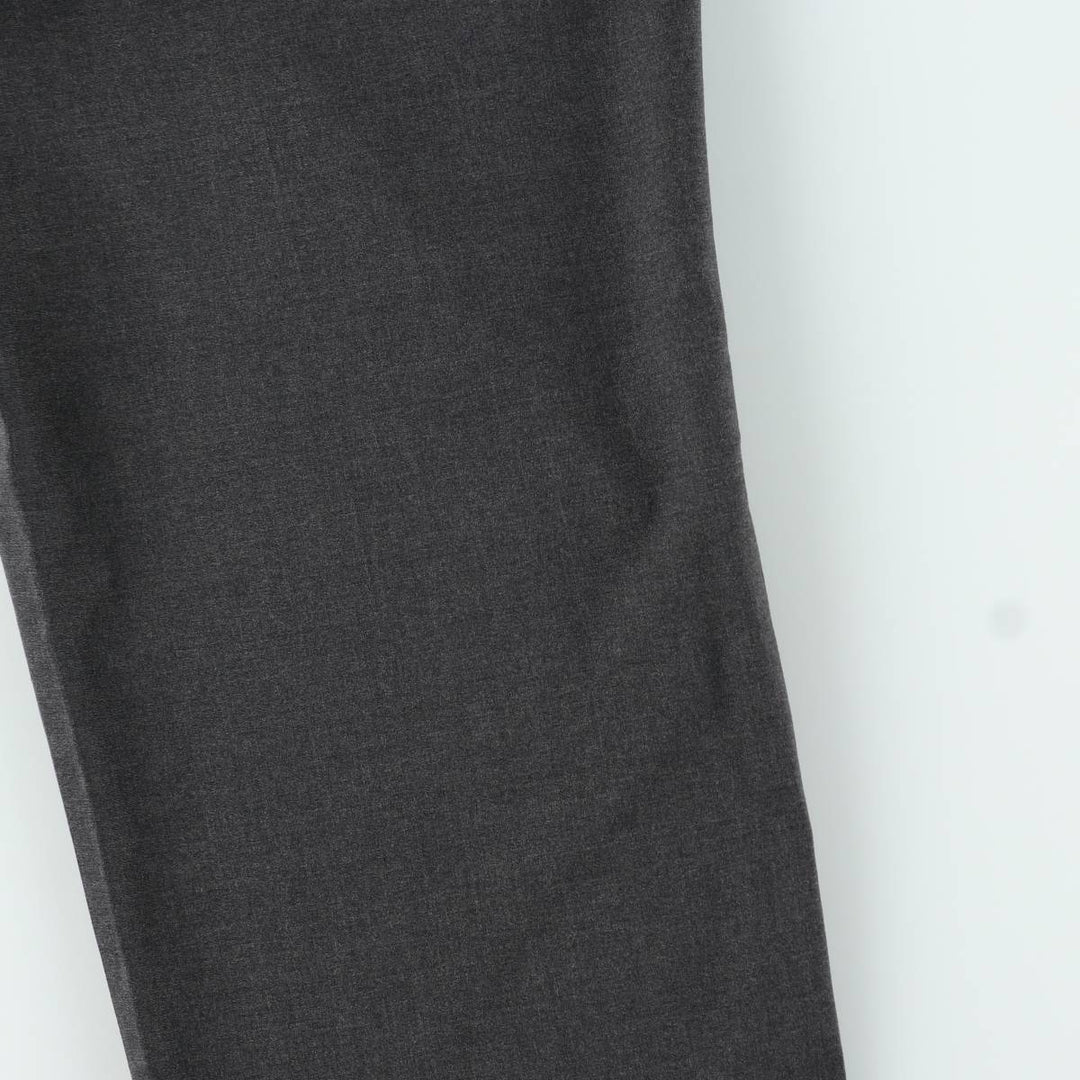 Ralph Lauren LAUREN Lauren Two-pleat wool pants slacks for men, equivalent to W36 wool gray type Vintage Second Hand
