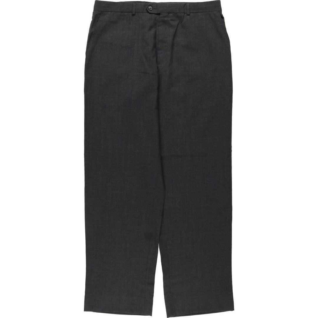 Michael Kors wool trousers/slacks, made in Canada, men's size W35 (approx.). wool gray type Vintage Second Hand