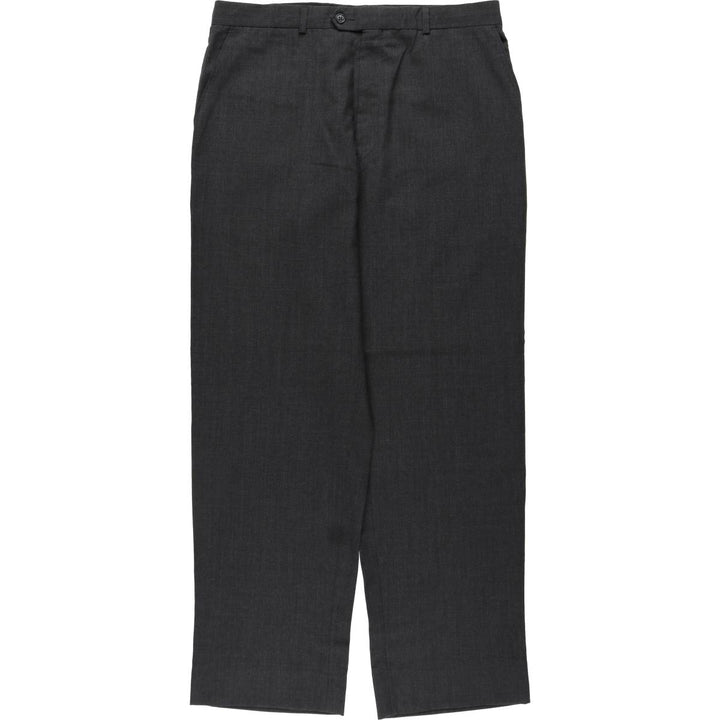 Michael Kors wool trousers/slacks, made in Canada, men's size W35 (approx.). wool gray type Vintage Second Hand