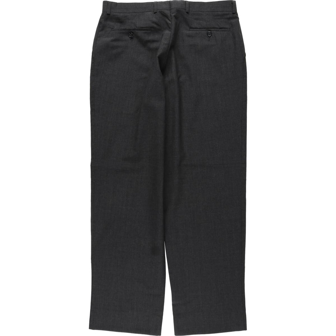 Michael Kors wool trousers/slacks, made in Canada, men's size W35 (approx.). wool gray type Vintage Second Hand