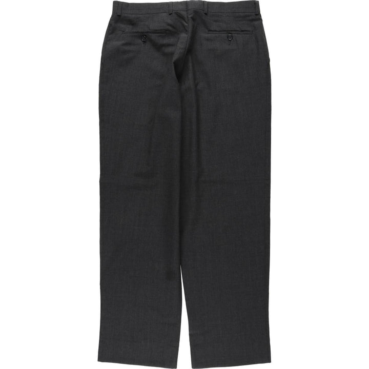 Michael Kors wool trousers/slacks, made in Canada, men's size W35 (approx.). wool gray type Vintage Second Hand