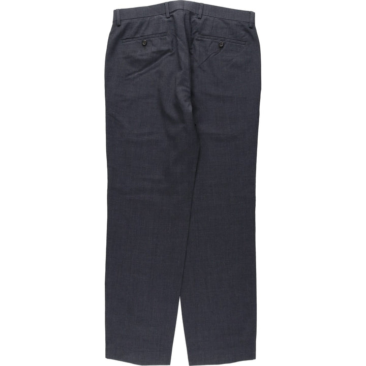 Ralph Lauren Lauren Wool Pants, Slacks, Men's, Size W33 wool Charcoal Vintage Second Hand