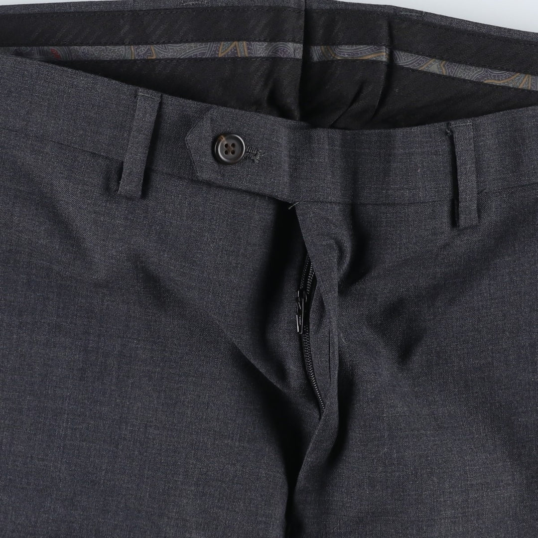 Ralph Lauren Lauren Wool Pants, Slacks, Men's, Size W33 wool Charcoal Vintage Second Hand