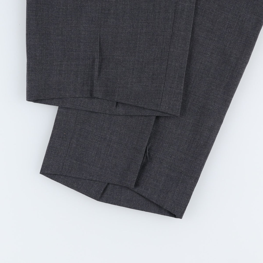 Ralph Lauren Lauren Wool Pants, Slacks, Men's, Size W33 wool Charcoal Vintage Second Hand