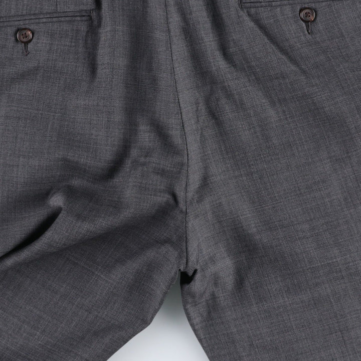 Ralph Lauren LAUREN wool trousers/slacks for men, size W35 (approx.) wool gray type Vintage Second Hand