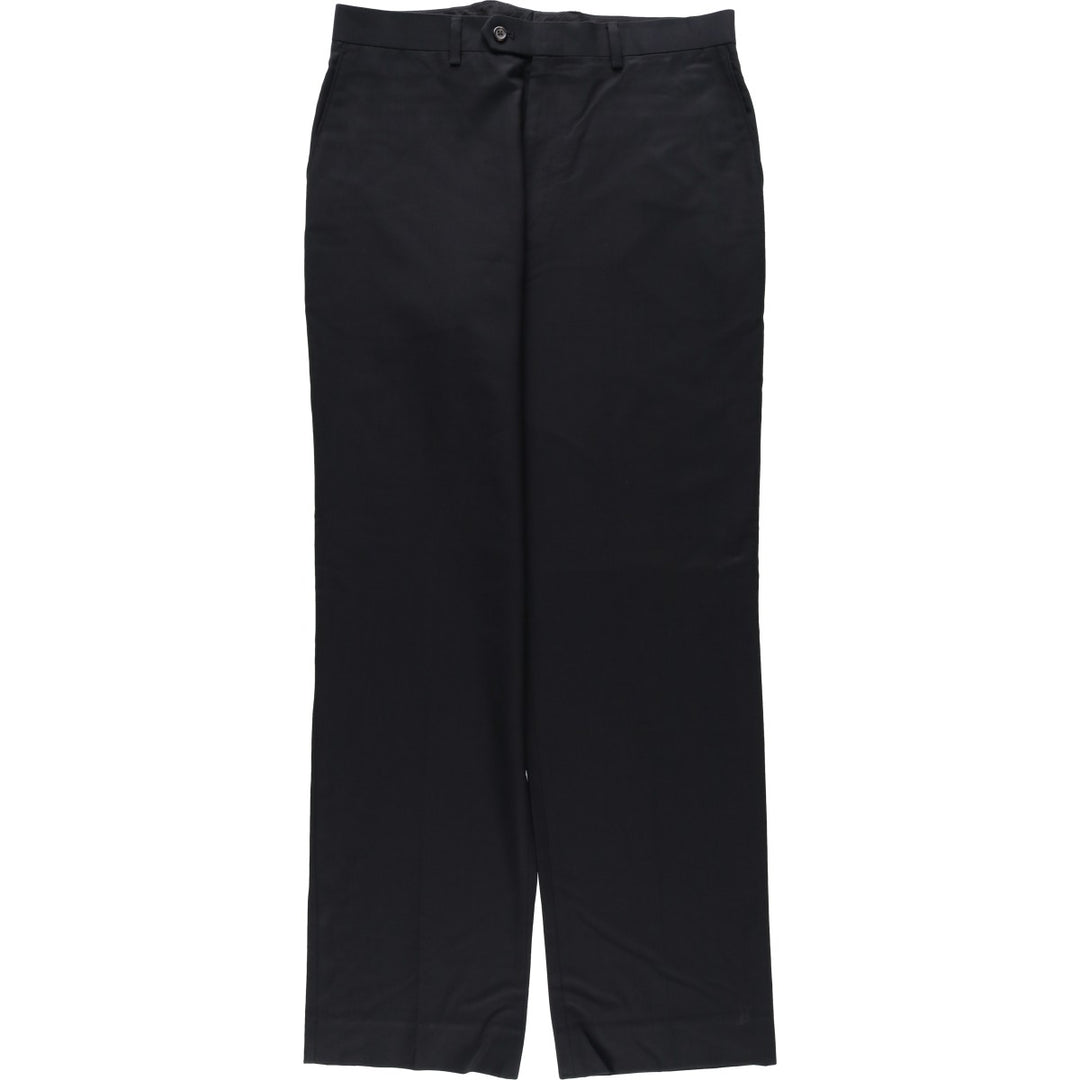 Ralph Lauren LAUREN Wool pants, slacks, men's, W34 equivalent wool navy blue type Vintage Second Hand