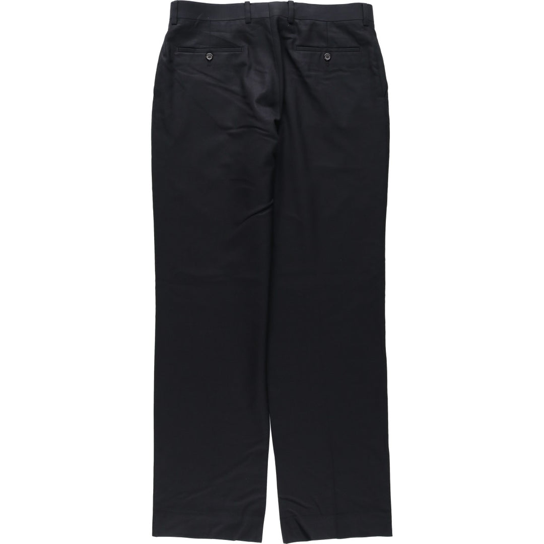 Ralph Lauren LAUREN Wool pants, slacks, men's, W34 equivalent wool navy blue type Vintage Second Hand