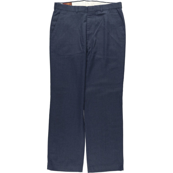 Andhurst slacks pants from the 1990s, made in the USA, men's size W35 (approx.), vintage. unclear navy blue type Vintage Second Hand