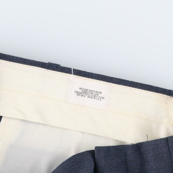 Andhurst slacks pants from the 1990s, made in the USA, men's size W35 (approx.), vintage. unclear navy blue type Vintage Second Hand
